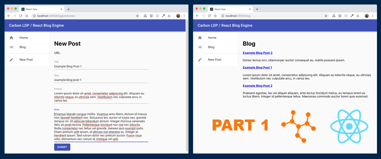 Build a blog with Carbon LDP™ and React – part 1